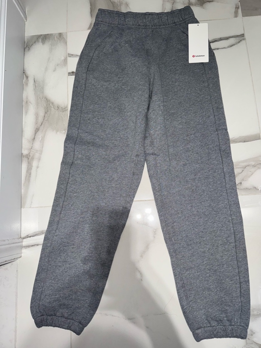 lululemon Heather Gray Jogger scuba Sweatpants